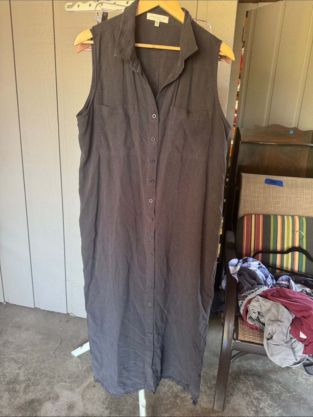 Women’s button down midi dress